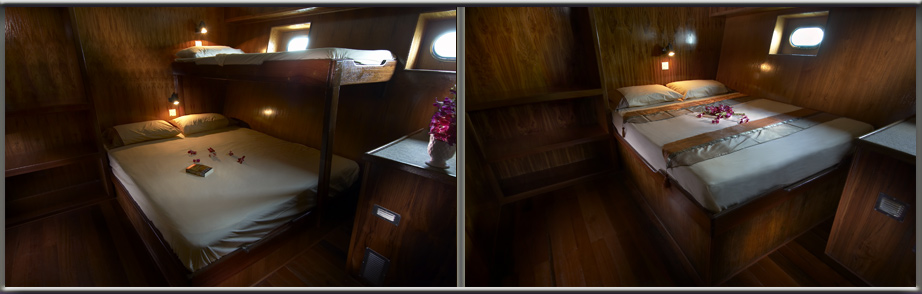 Interior shot Black Manta cabin seven eight nine ten